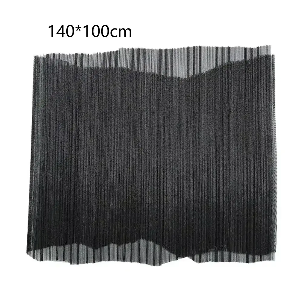Bright Organza Fabric DIY Stiff Shape Pleated Mesh Fabrics Polyester Material Wrinkled Texture Fabric Background Floral Design