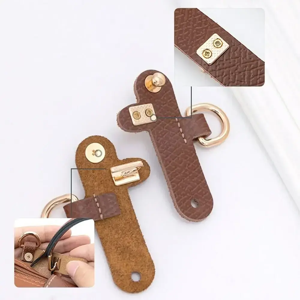 Fashion Punch-free Genuine Leather Strap Replacement Shoulder Strap Conversion Hang Buckle Transformation Buckle for Longchamp