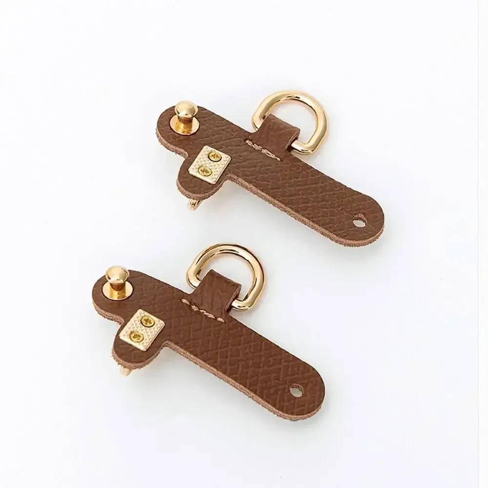 Fashion Punch-free Genuine Leather Strap Replacement Shoulder Strap Conversion Hang Buckle Transformation Buckle for Longchamp