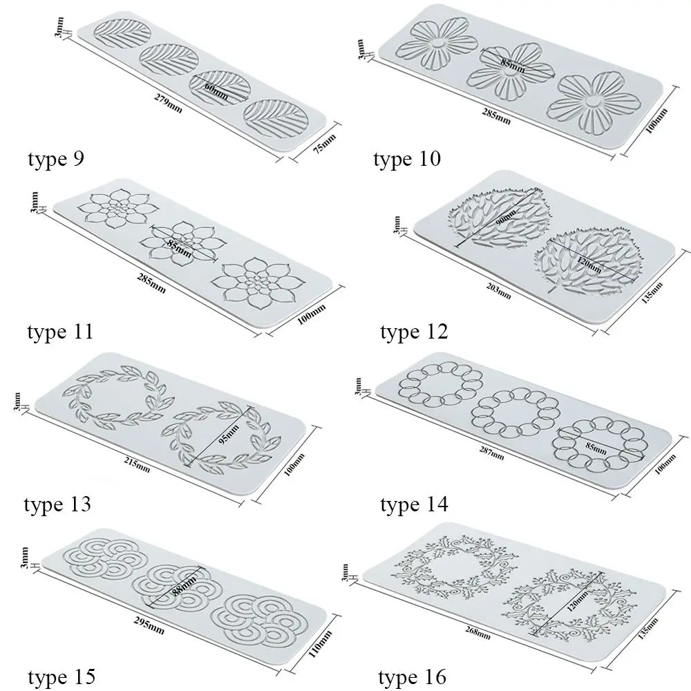 Leaf Bakeware Dessert Sugar Fondant Mat Cake Lace Mold Cake Decorating Tools Silicone Mould