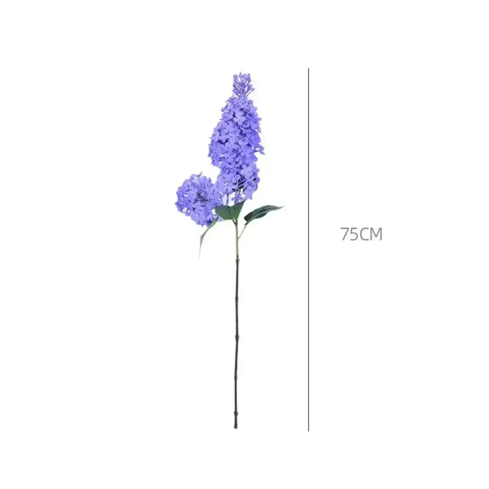 New Pink Artificial Silicone Lilac Flower Purple 75 Cm Artificial Faux Plants Simulation Plastic Fake Flower Home Decor