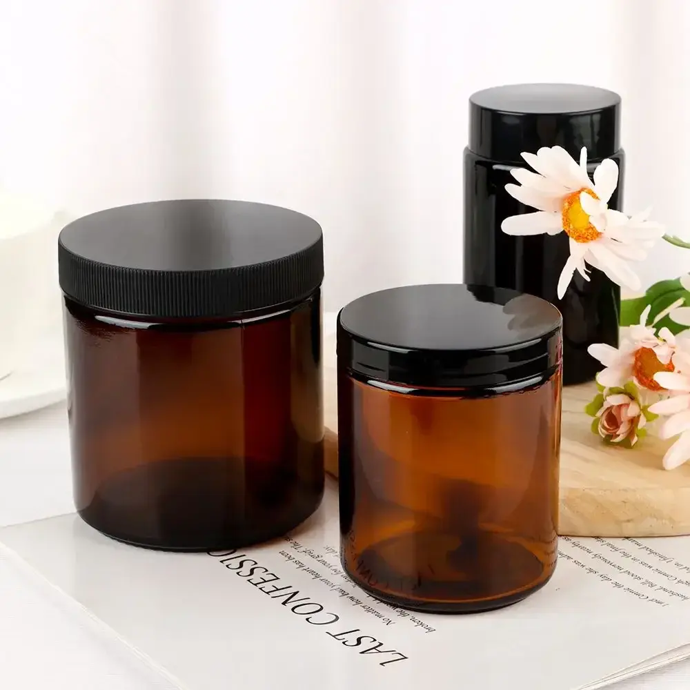 5ML-500ML Face Cream Container Glass Split Bottle Travel Cream Cans Split Bottle Refillable Bottle Refillable  Accessories