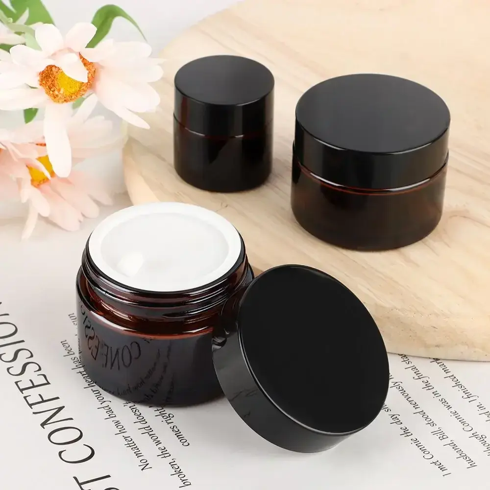 5ML-500ML Face Cream Container Glass Split Bottle Travel Cream Cans Split Bottle Refillable Bottle Refillable  Accessories