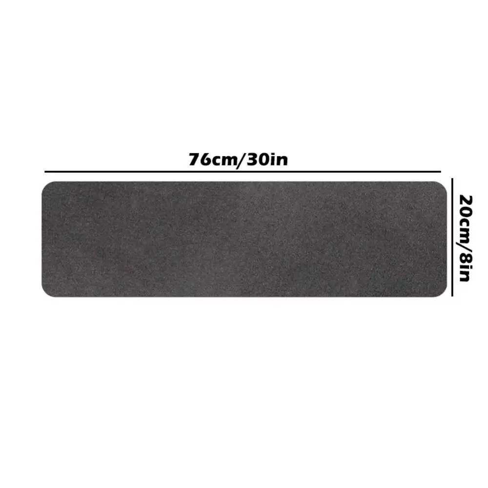 New 76X20cm Staircase Mat Self-adhesive Non-Slip Stair Tread Carpet Mat Soft Stripe Safety Protection Cover Pads Home Decor
