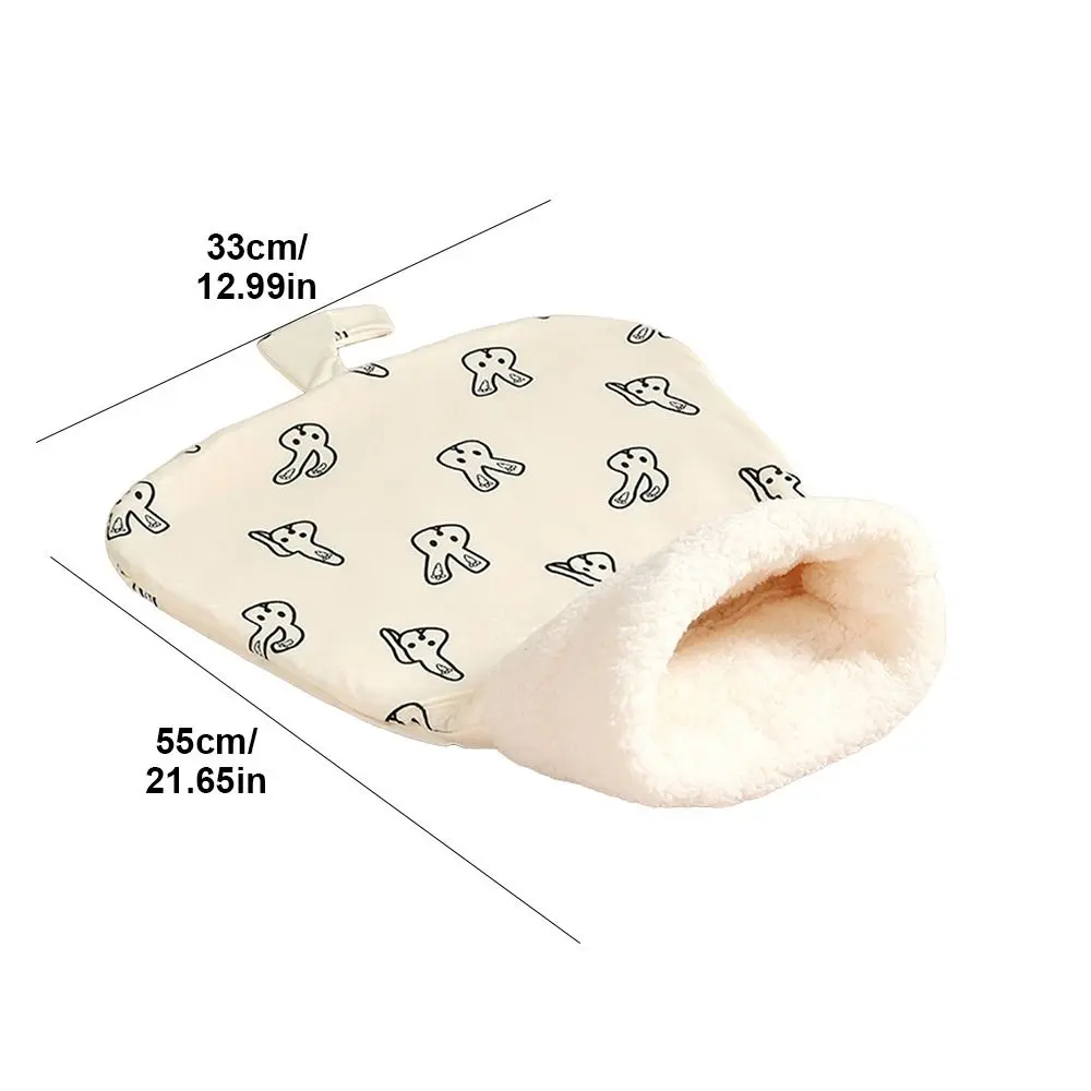 Warm Cat Sleeping BagSoft Cozy Cat Nest for Small Dogs Cats Thicken Plush Kitten Cat Sleeping Quilt Pet Supplies