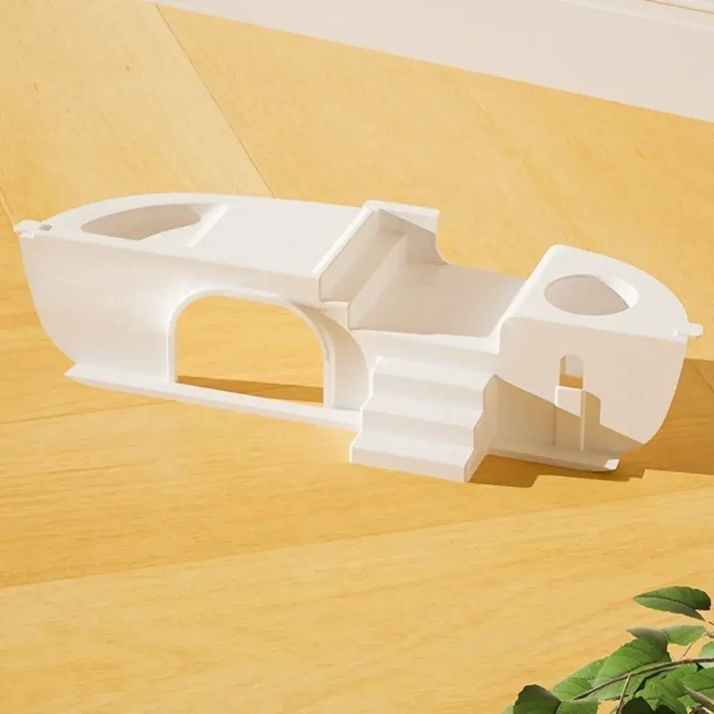 Acrylic Hamster Cage Transparent Tunnel Double Layer Small Pet House Openable Lid Running Wheels Hamster Villa for Small Animal