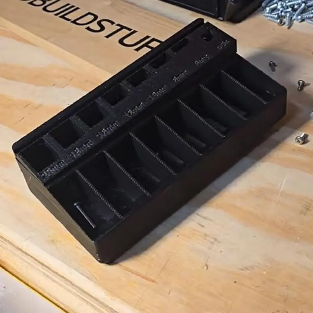 New With 7 Measuring Slots M3 Bolt Sorter Portable Practical Screw Length Sorter Tray Organizer Store Small Hardware