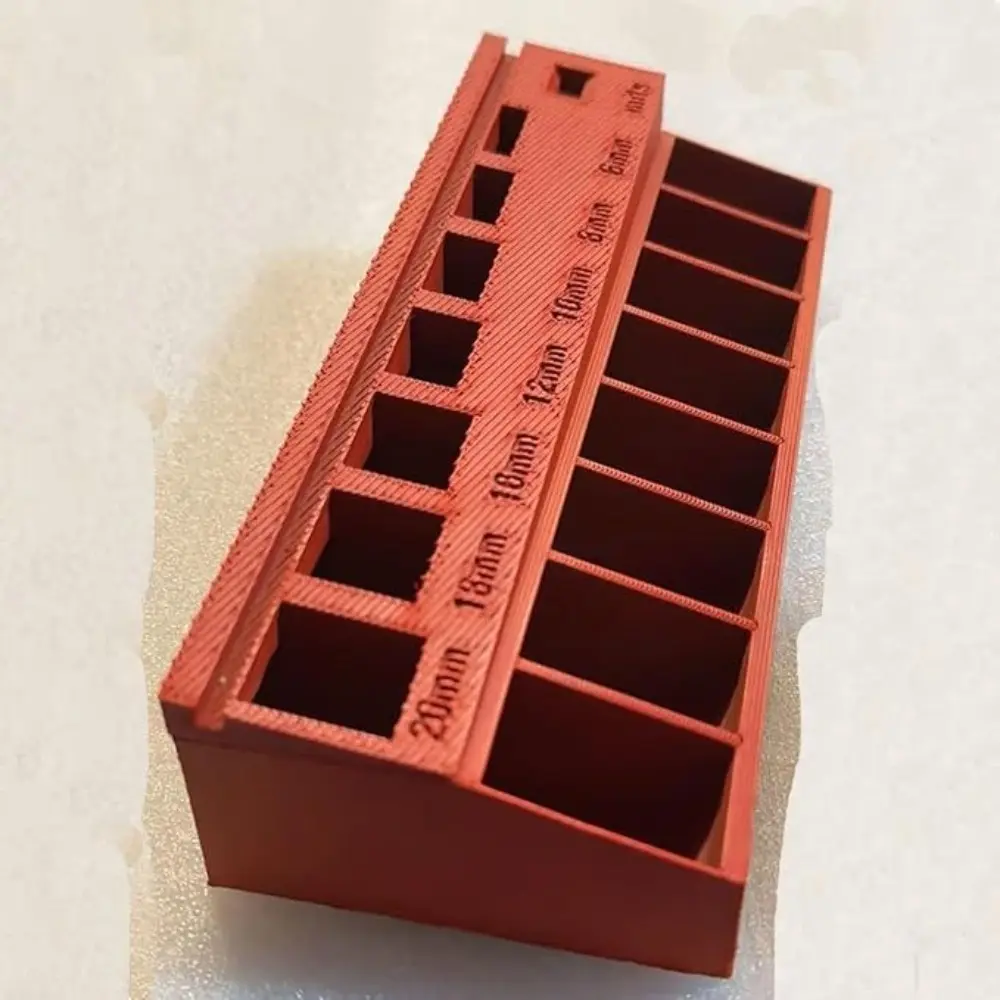 New With 7 Measuring Slots M3 Bolt Sorter Portable Practical Screw Length Sorter Tray Organizer Store Small Hardware