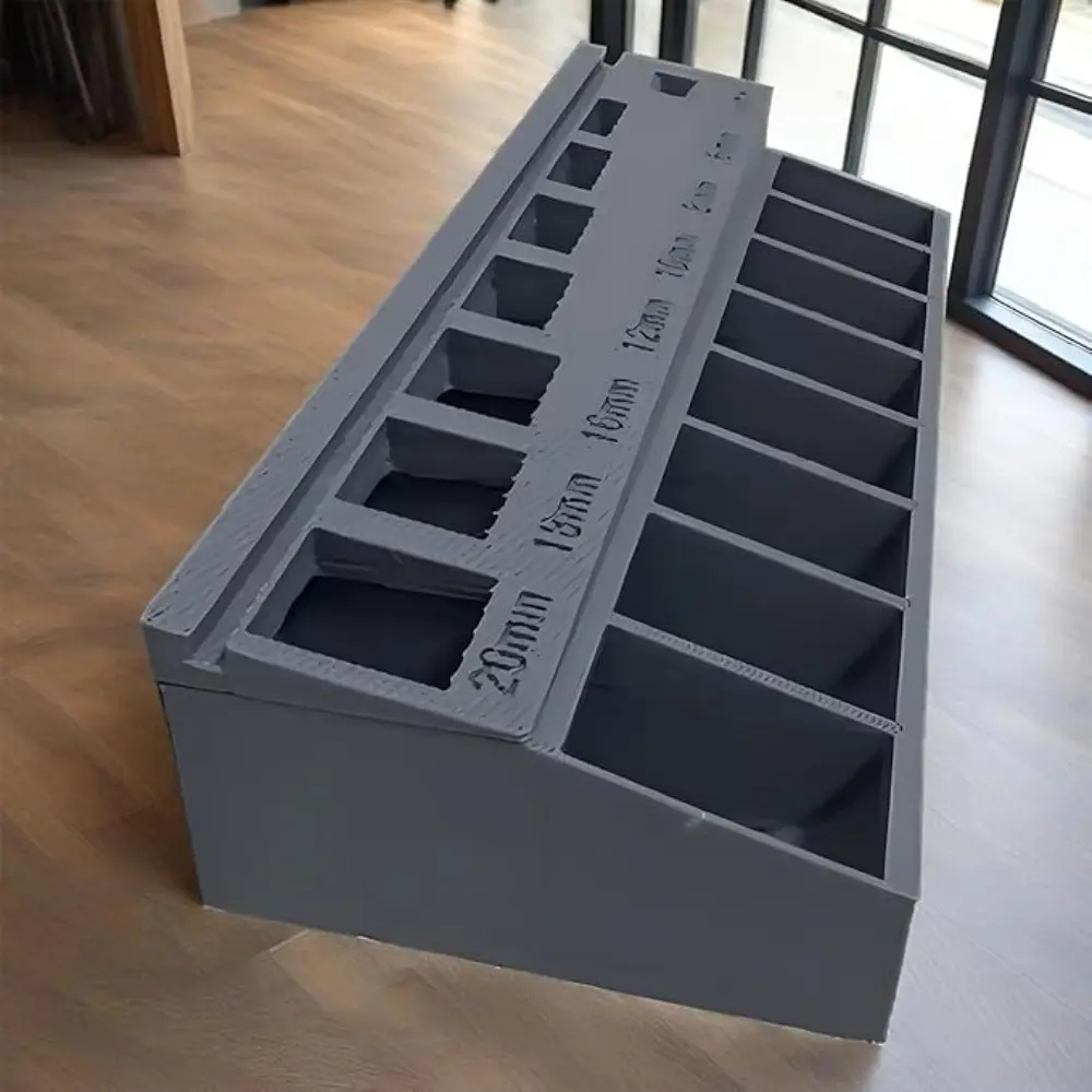 New With 7 Measuring Slots M3 Bolt Sorter Portable Practical Screw Length Sorter Tray Organizer Store Small Hardware