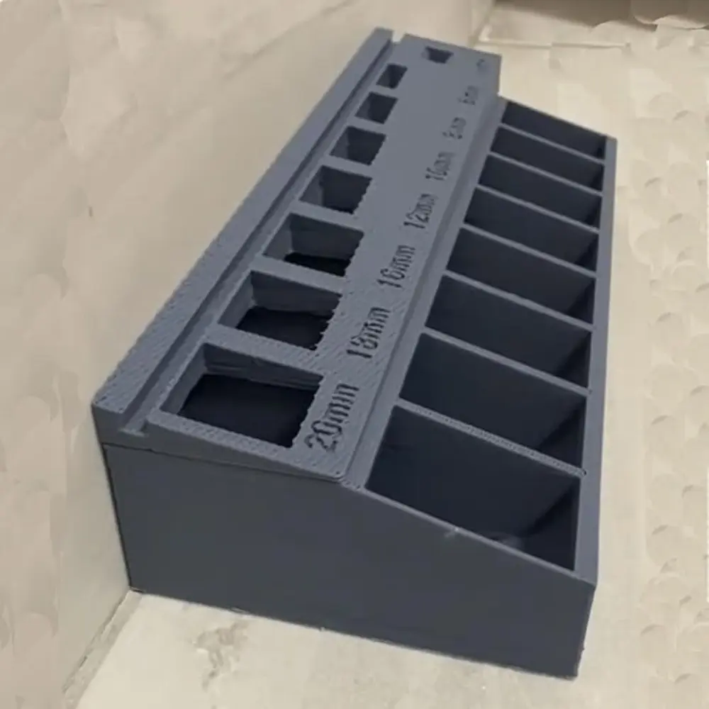 New With 7 Measuring Slots M3 Bolt Sorter Portable Practical Screw Length Sorter Tray Organizer Store Small Hardware