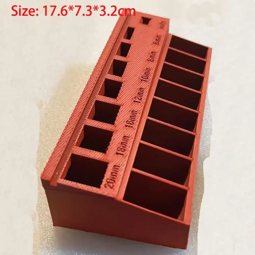 New With 7 Measuring Slots M3 Bolt Sorter Portable Practical Screw Length Sorter Tray Organizer Store Small Hardware