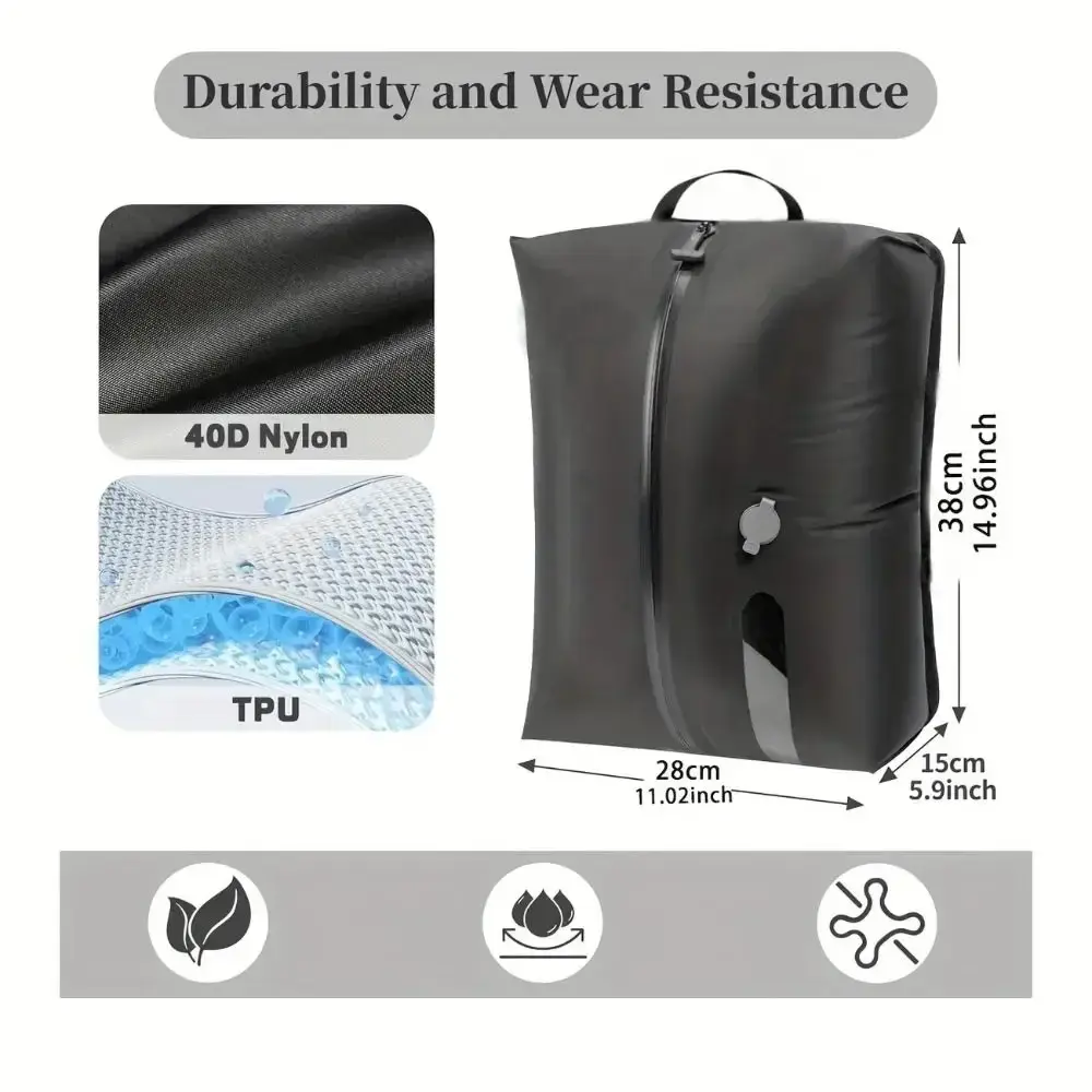 Reusable Vacuum Bags for Travel Folding Waterproof Vacuum Compression Bag Dustproof Space Saver Luggage Vacuum Storage Bag
