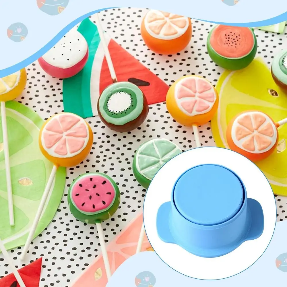 New Silicone Cake Pop Cutter Handmade Circle and Heart Shape Cake Mold DIY Baking Tool Candy