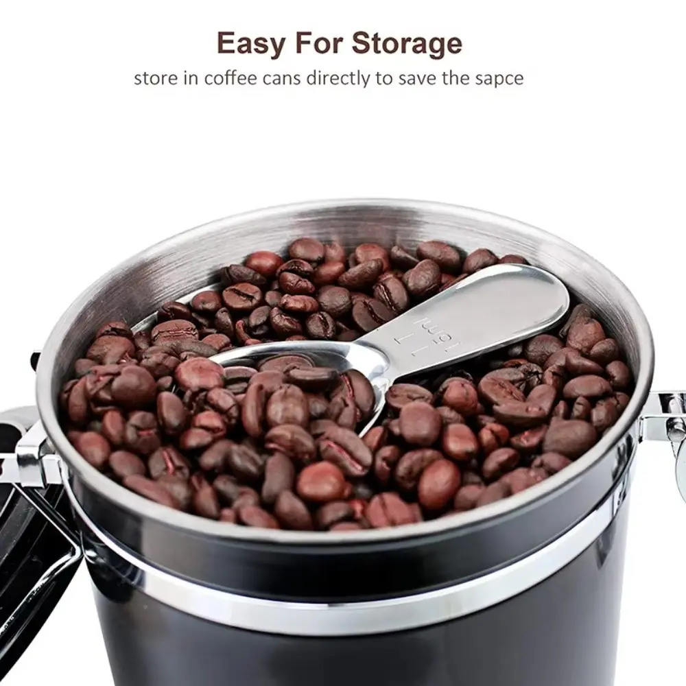 Durable Stainless Steel Coffee Scoops 1 Tbsp or 2 Tbsp 15/30ml Ergonomic Tablespoon Powder Scoop Baking Tools