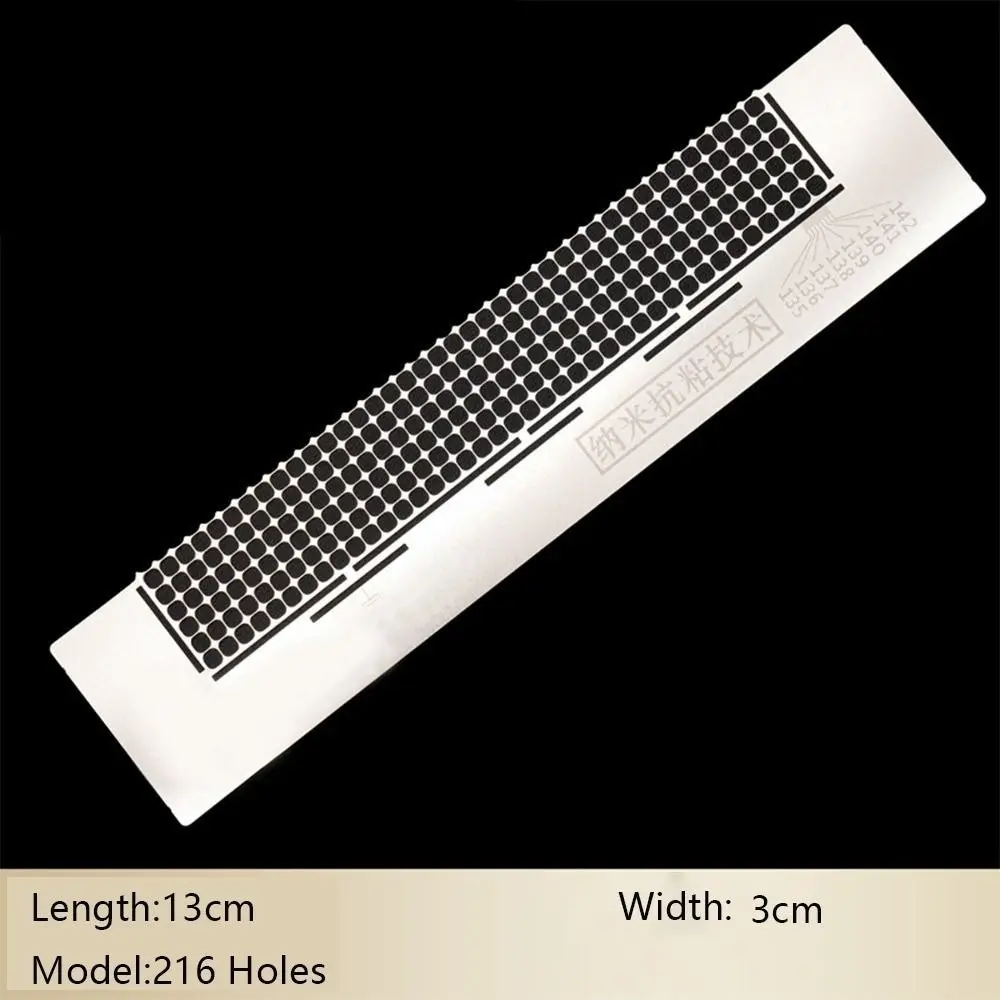 Stainless Steel DIY Diamond Painting Cross Ruler Solid Color Diamond Painting Tools Cross Stitch Tools Square Ruler