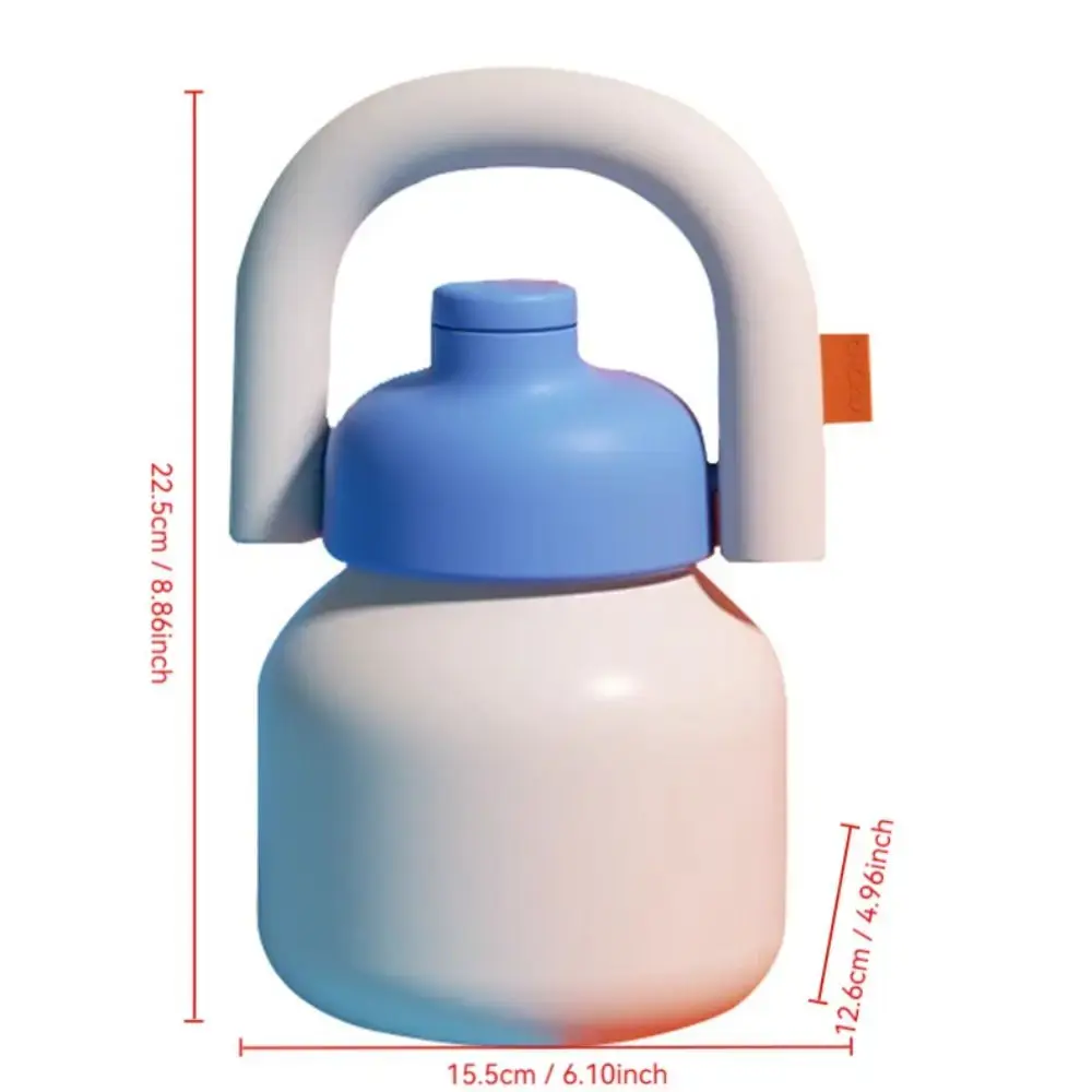 316 Stainless Steel Water Bottles 33oz BPA-Free Beverage Bottle Insulated with Handle Straw Sports Water Cup
