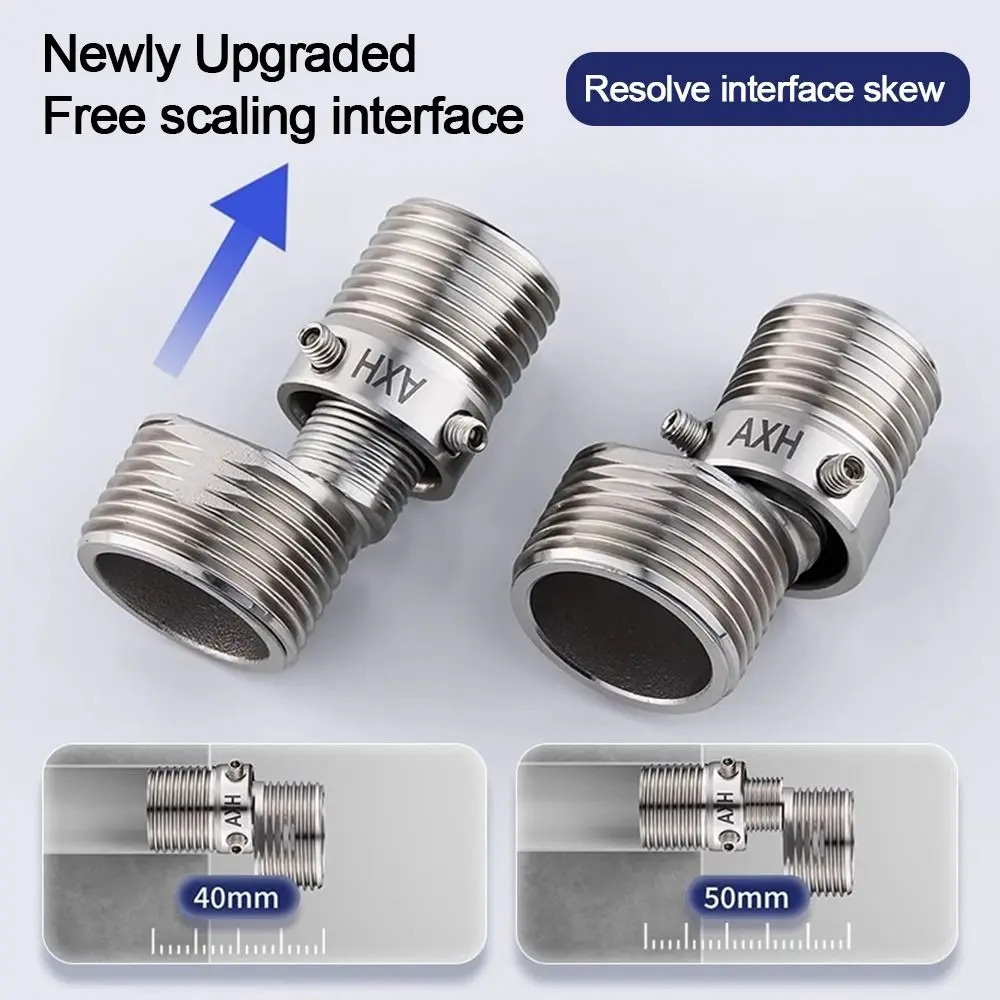 Stainless Steel Angled Curved Foot Lengthened Angle Adjustment Eccentric Screw Corner Thickened Wall Mounted