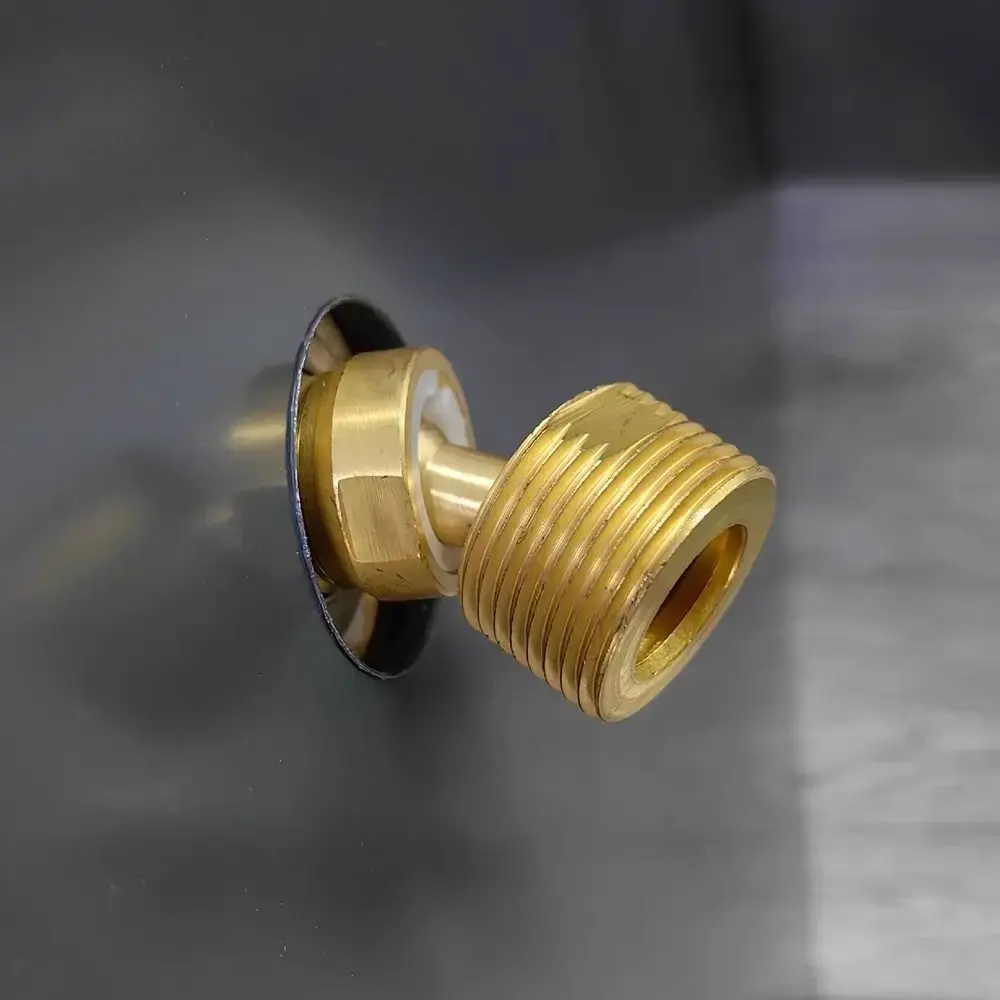 Copper Angled Curved Foot Angle Adjustment Lengthened Eccentric Screw Corner 360° Rotatable Wall Mounted Connecting Accessories