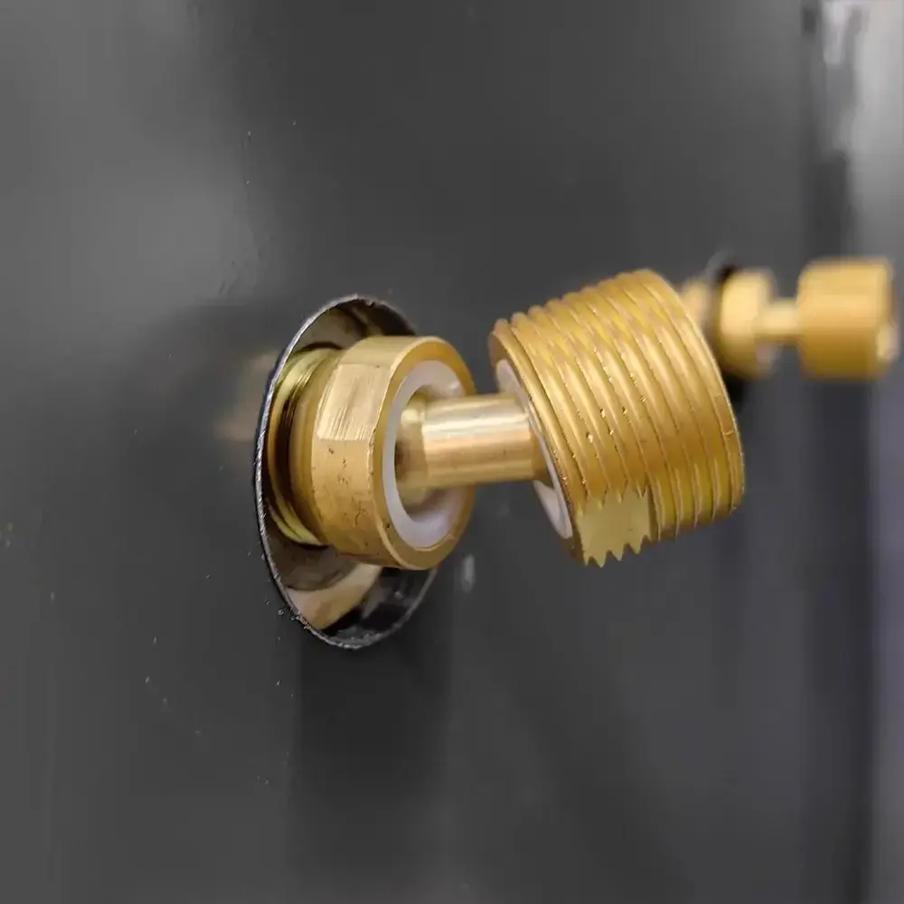 Copper Angled Curved Foot Angle Adjustment Lengthened Eccentric Screw Corner 360° Rotatable Wall Mounted Connecting Accessories
