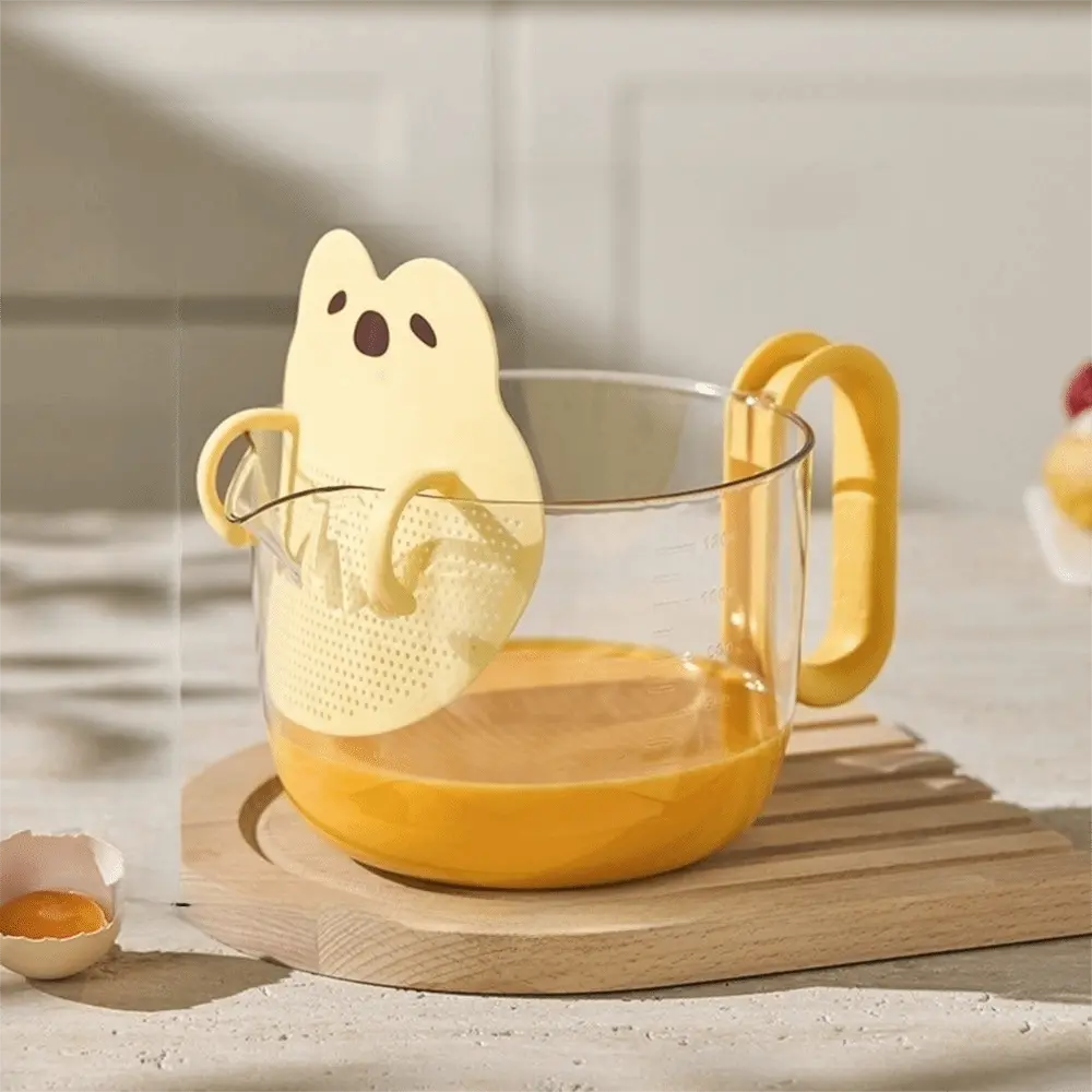 Equipped with Filter Plate Filter Measuring Cup Built-in Filter Plate Multifunctional Strainer Bowl Anti Overflow Easy To Clean