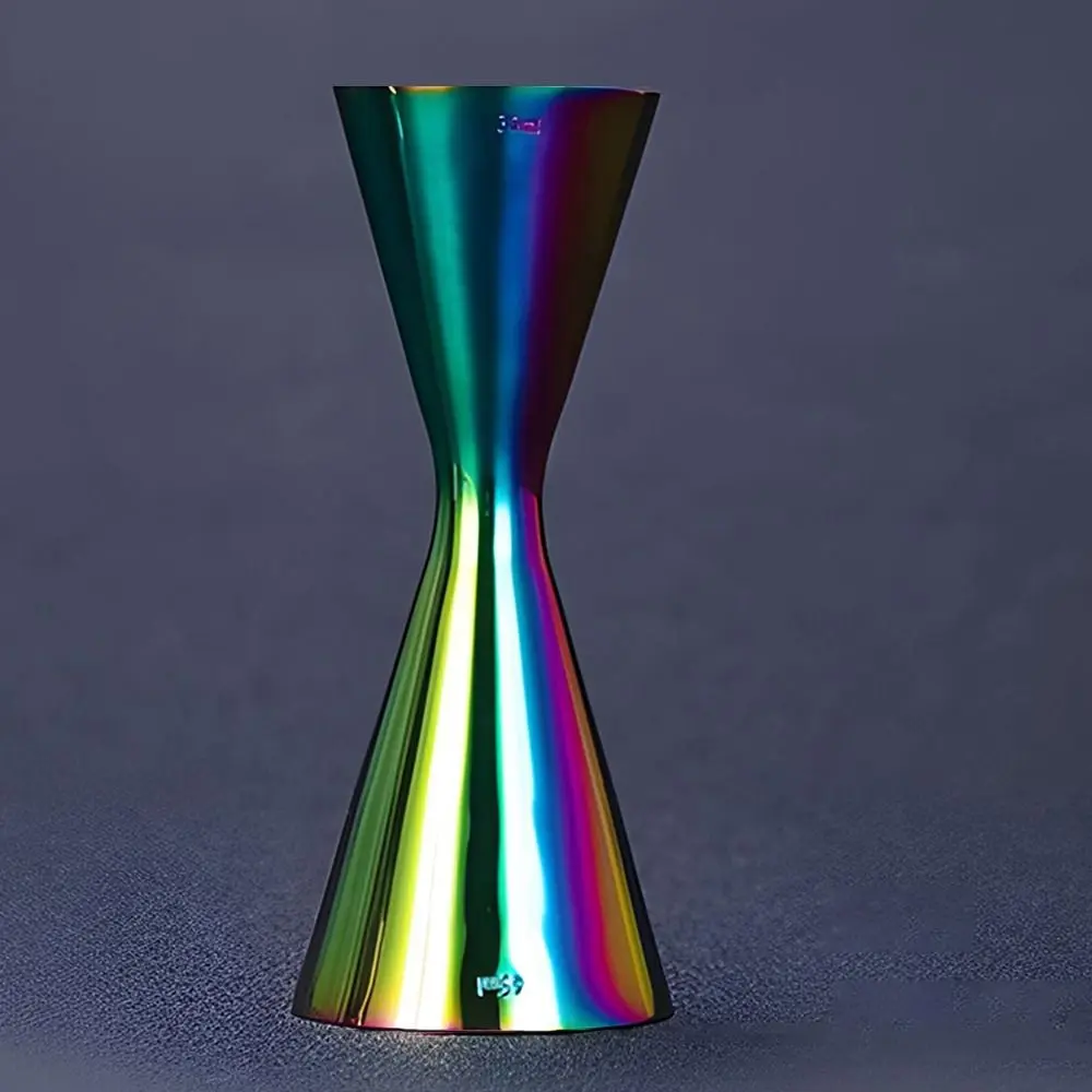 New 304 Stainless Steel Measure Jigger 2oz 1oz Dual Shot Cocktail Shaker Japanese-Style Thickened Cocktail Mug for Bartending