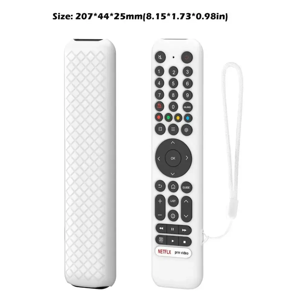 New Silicone Protective Case for TCL RC716/RC833 Remote Controller Cover with Lanyard Shockproof Shell Remote Control Sleeve