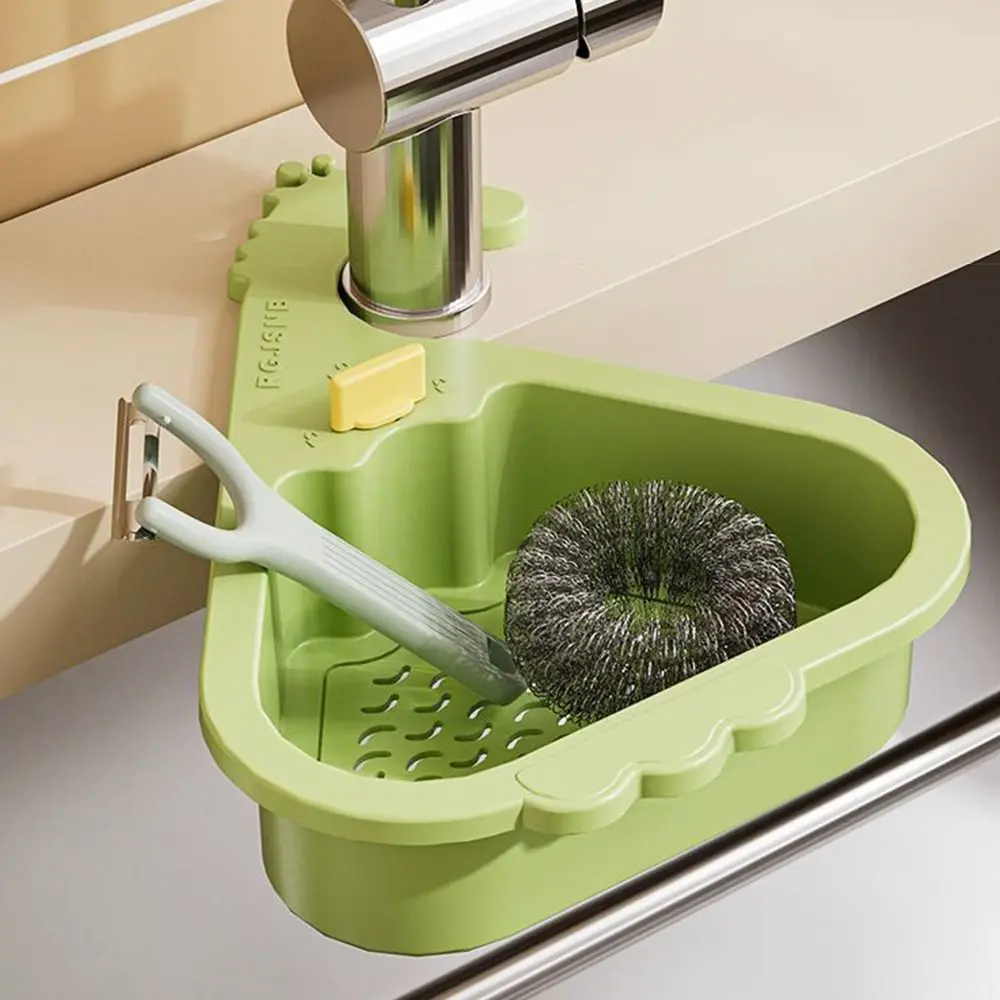 Multifunctional Sink Hanging Strainer Basket Kitchen Waste Collector Openable Bottom Cover Food Residue Separator Giraffe