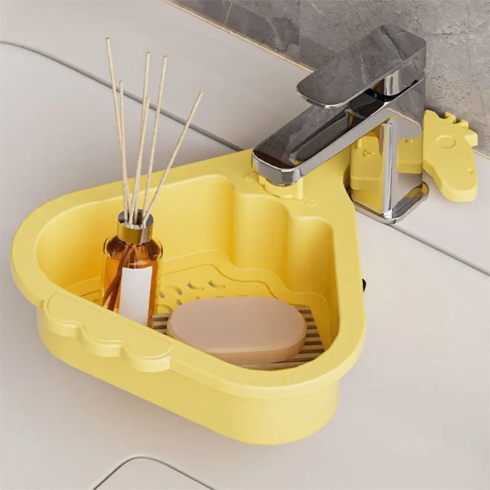 Multifunctional Sink Hanging Strainer Basket Kitchen Waste Collector Openable Bottom Cover Food Residue Separator Giraffe