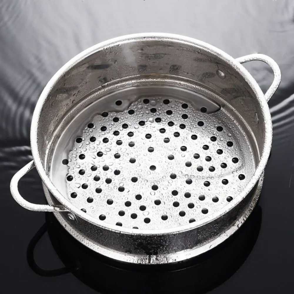 304 Stainless Steel Steamer Basket Thickened Thicken Strainer Food Steam Rack Safe Material Generic Pot Steaming Grid