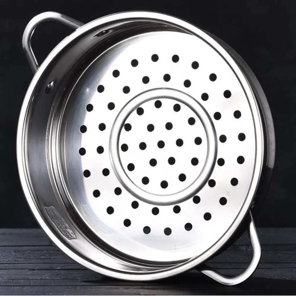 304 Stainless Steel Steamer Basket Thickened Thicken Strainer Food Steam Rack Safe Material Generic Pot Steaming Grid