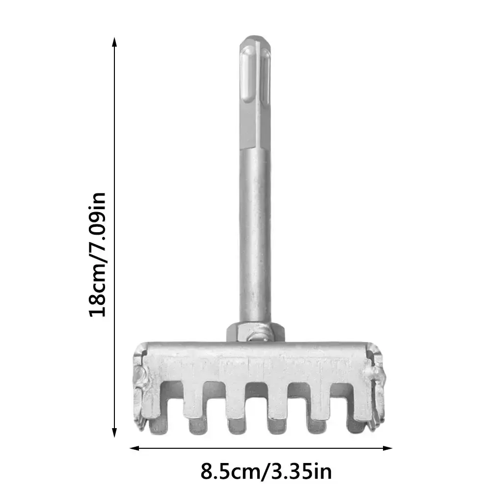 Portable Square Hole Punch Multi-function Rectangle Slot Tool Concrete Hole Bit Square Hole Socket Sloter