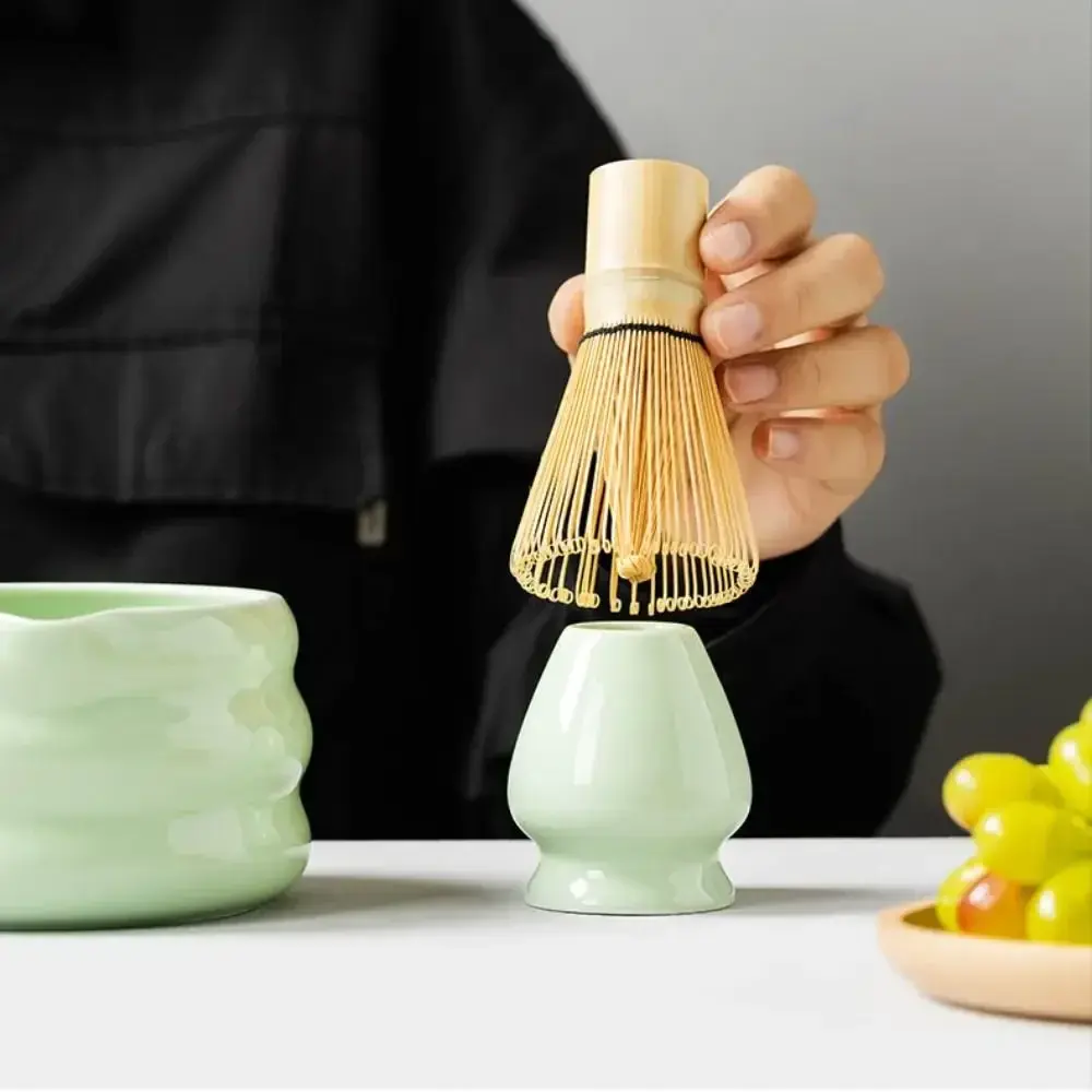 Ceramic Matcha Tea Set Smooth Large Capacity Tea Wash Bowls Durable High Temperature Resistant Matcha Bowl