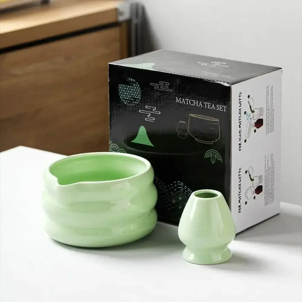 Ceramic Matcha Tea Set Smooth Large Capacity Tea Wash Bowls Durable High Temperature Resistant Matcha Bowl