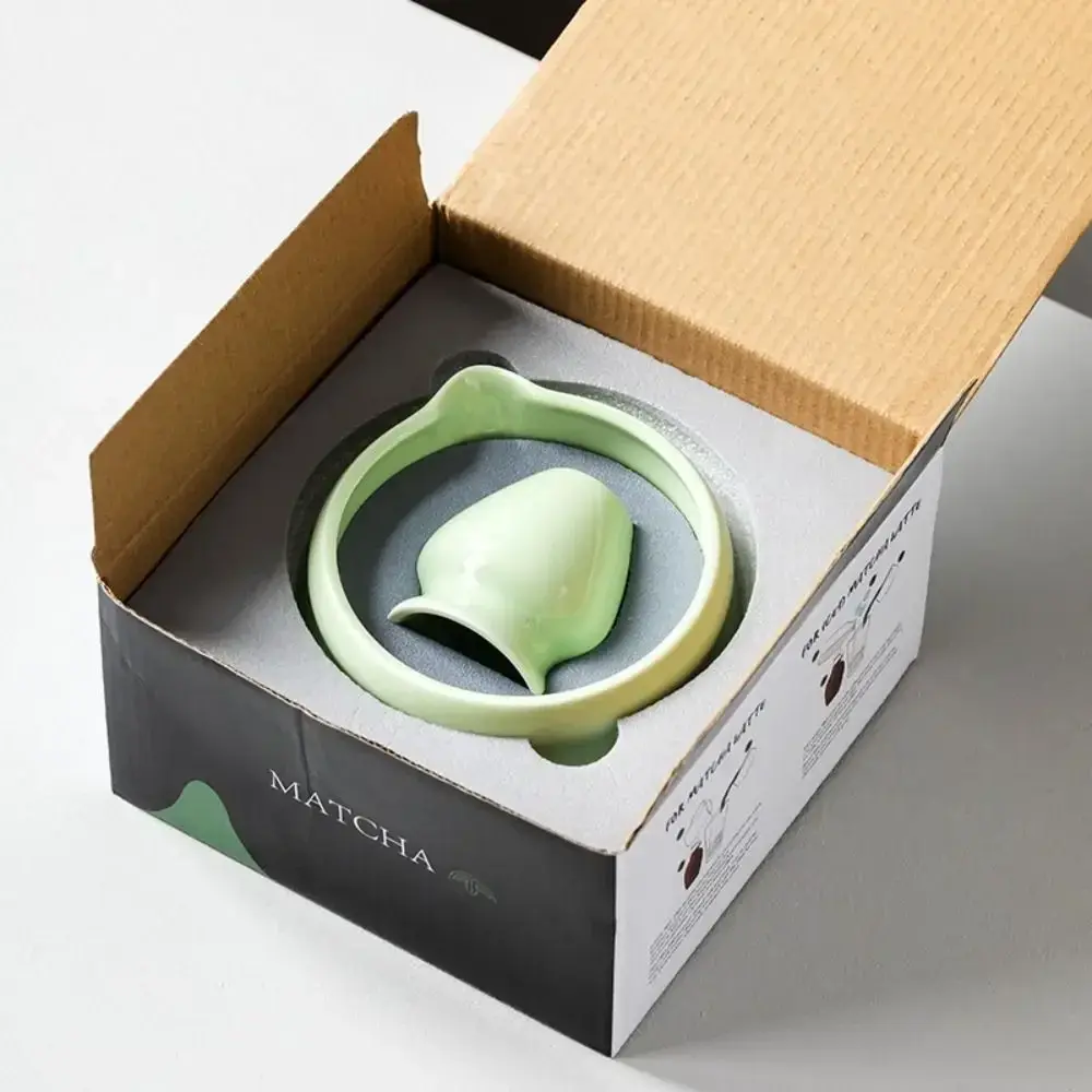 Ceramic Matcha Tea Set Smooth Large Capacity Tea Wash Bowls Durable High Temperature Resistant Matcha Bowl