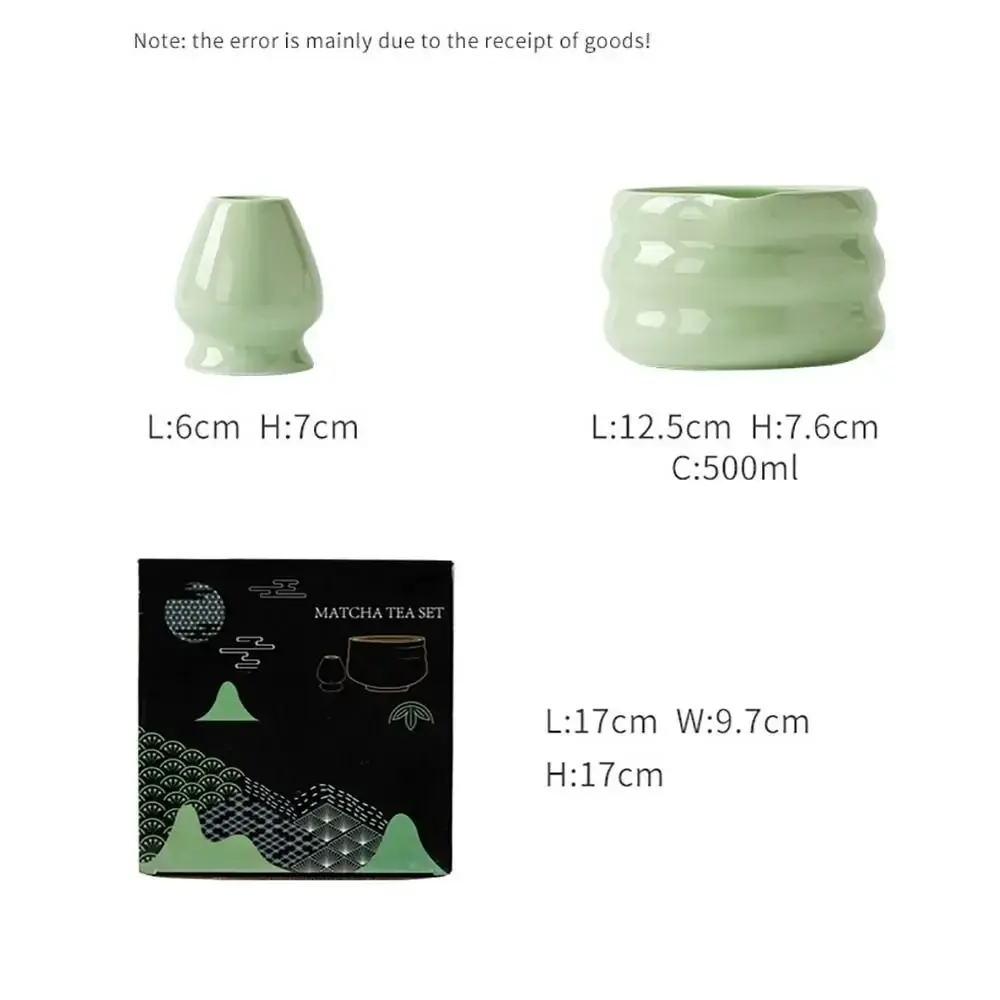 Ceramic Matcha Tea Set Smooth Large Capacity Tea Wash Bowls Durable High Temperature Resistant Matcha Bowl