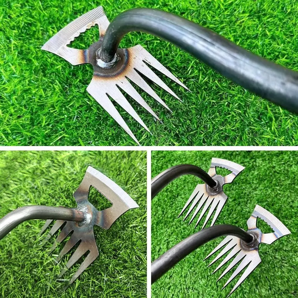 Stainless Steel Weed Puller Tool Manual Weeder Grass Rooting Grass Remover Handheld Weed Digger Weed Dandelion Remover