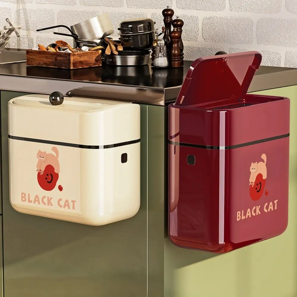 Large Capacity Kitchen Garbage Can Ergonomic Design Long Tube Waste Trash Can Wall-Mounted Food Waste Toilet Food Waste Disposal