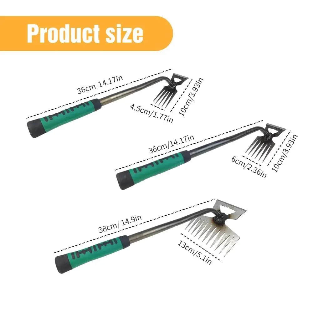 Stainless Steel Weed Puller Tool Manual Weeder Grass Rooting Grass Remover Handheld Weed Digger Weed Dandelion Remover