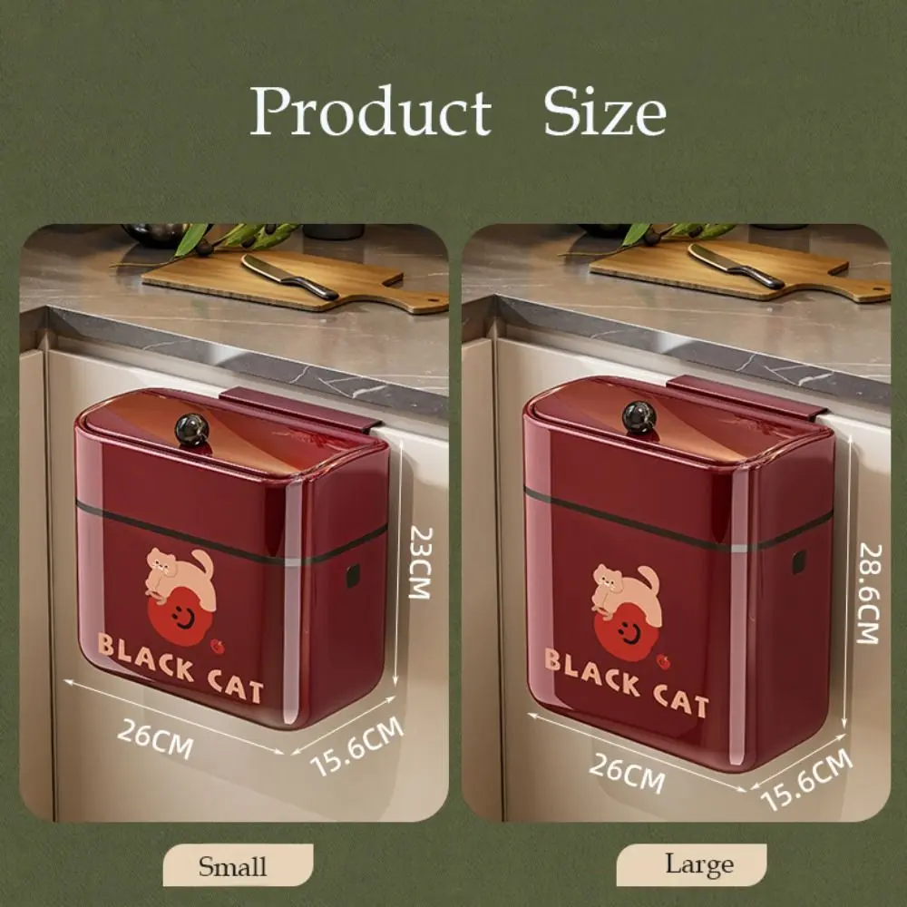 Large Capacity Kitchen Garbage Can Ergonomic Design Long Tube Waste Trash Can Wall-Mounted Food Waste Toilet Food Waste Disposal