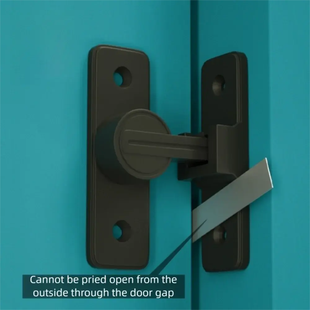 Durable Luminous Door Latch 90 Degree Zinc Alloy Gate Latches Heavy Duty Hardware Cabinet Door Lock Sliding Door