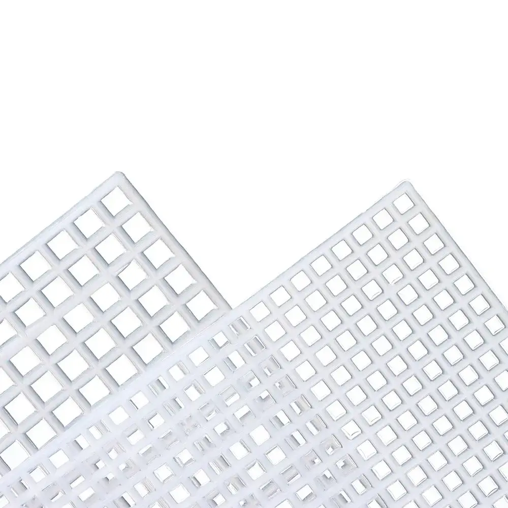 Plastic Mesh Cloth For Bag Rug Thread Hook Craft Supplies DIY Handcraft Latch Hook Bags Made Plastic Grid Hook Crafts 33*50CM