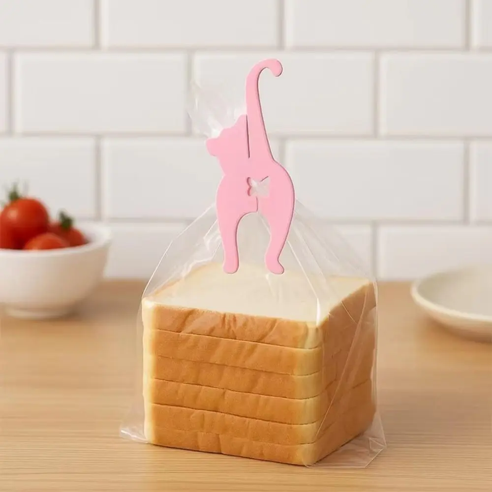 Cute Cat Butt Shape Dog Butt Bread Clip Funny Dog And Cat Shape Dog Bread Bag Tie Pet-shaped Clip Dining Use
