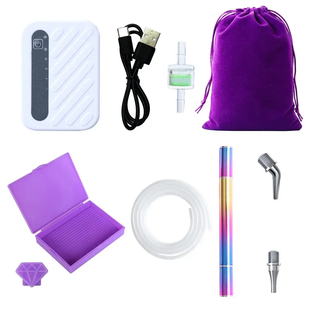 DIY Craft Vacuum Diamond Painting Pen Kits Long-lasting and Stable Embroidery Electric Diamond Art Painting Pen Beading Plates