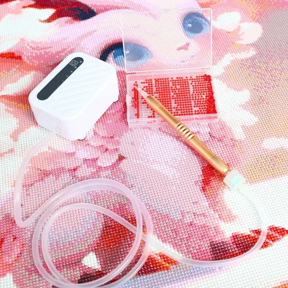 DIY Craft Vacuum Diamond Painting Pen Kits Long-lasting and Stable Embroidery Electric Diamond Art Painting Pen Beading Plates