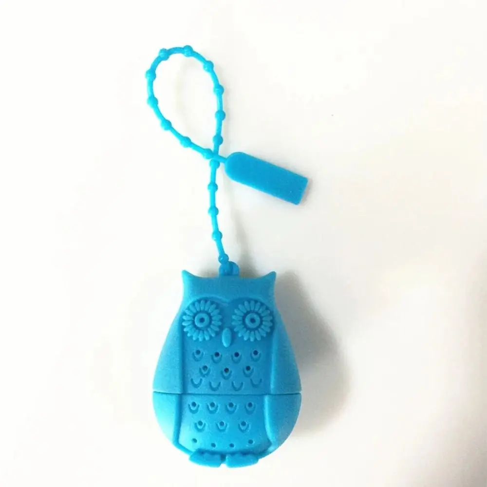 Creative Owl Shape Tea Strainer Silicone Tea Bags Filter Loose-Leaf Tea Infuser Tea Leaves Spice Filter Diffuser Tea Accessories