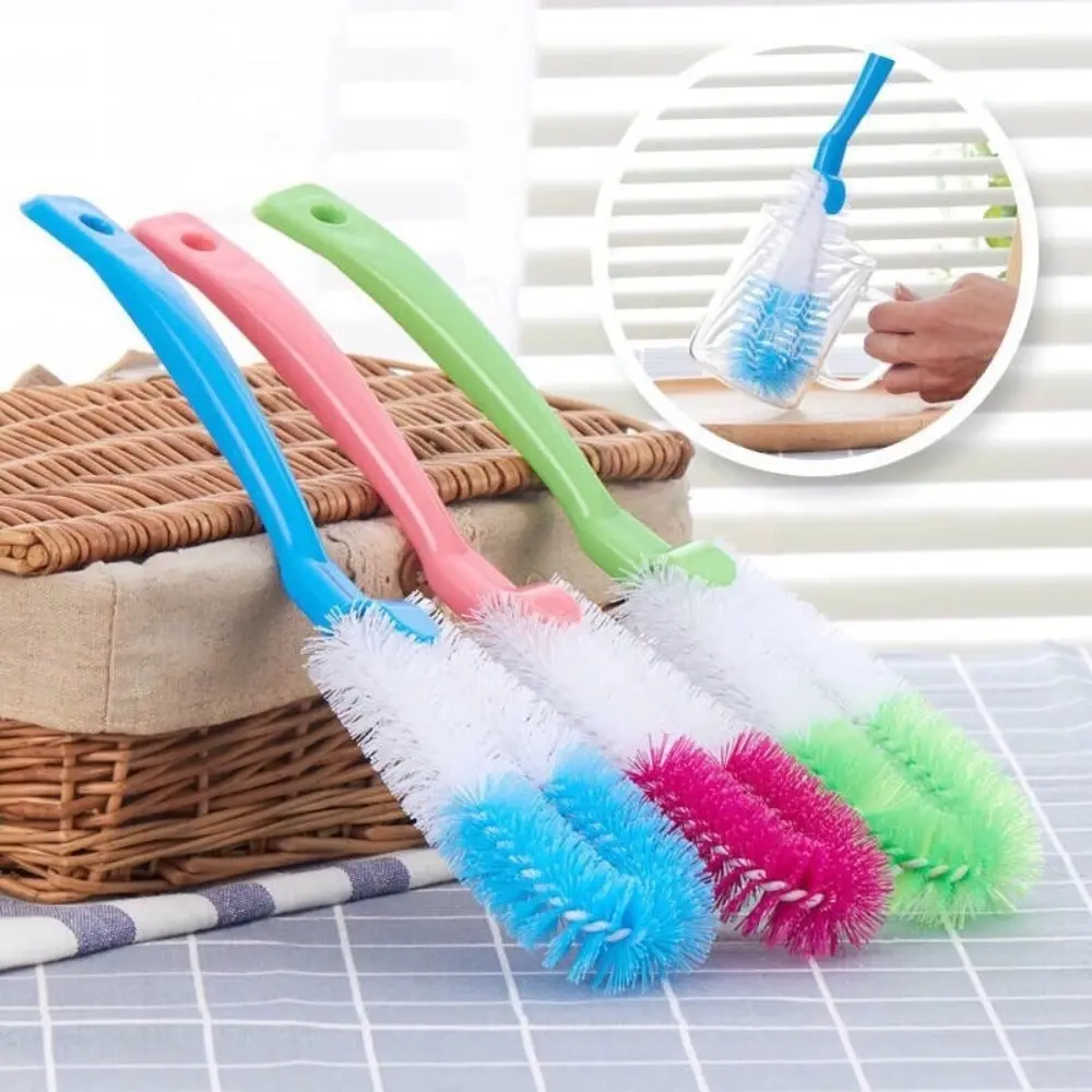 Creative Plastic Cleaning Brush Multi-function Soft Water Bottle Cleaning Brush Stain Removal Pot Cup Cup Brush