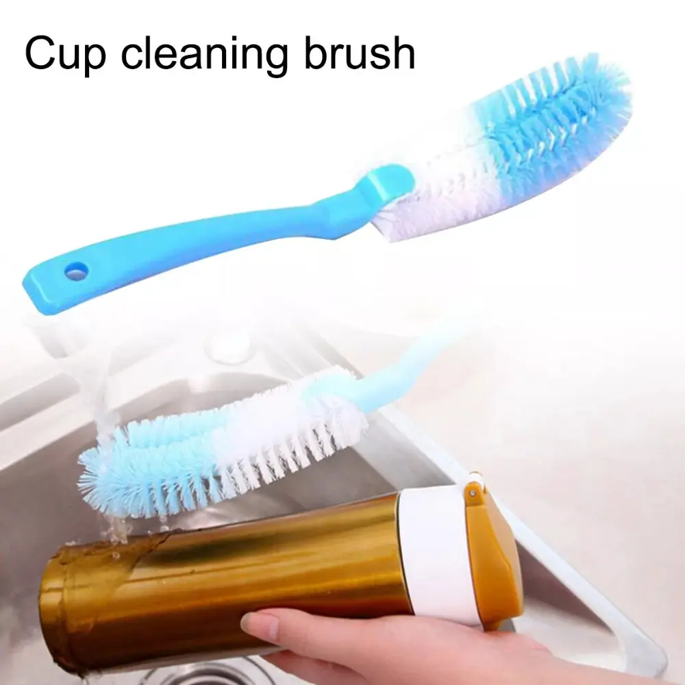 Creative Plastic Cleaning Brush Multi-function Soft Water Bottle Cleaning Brush Stain Removal Pot Cup Cup Brush