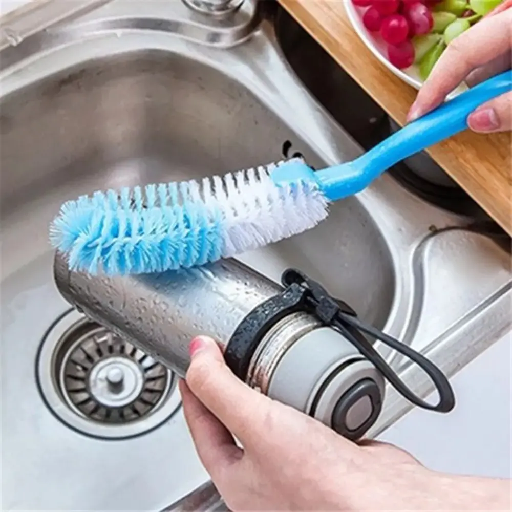 Creative Plastic Cleaning Brush Multi-function Soft Water Bottle Cleaning Brush Stain Removal Pot Cup Cup Brush