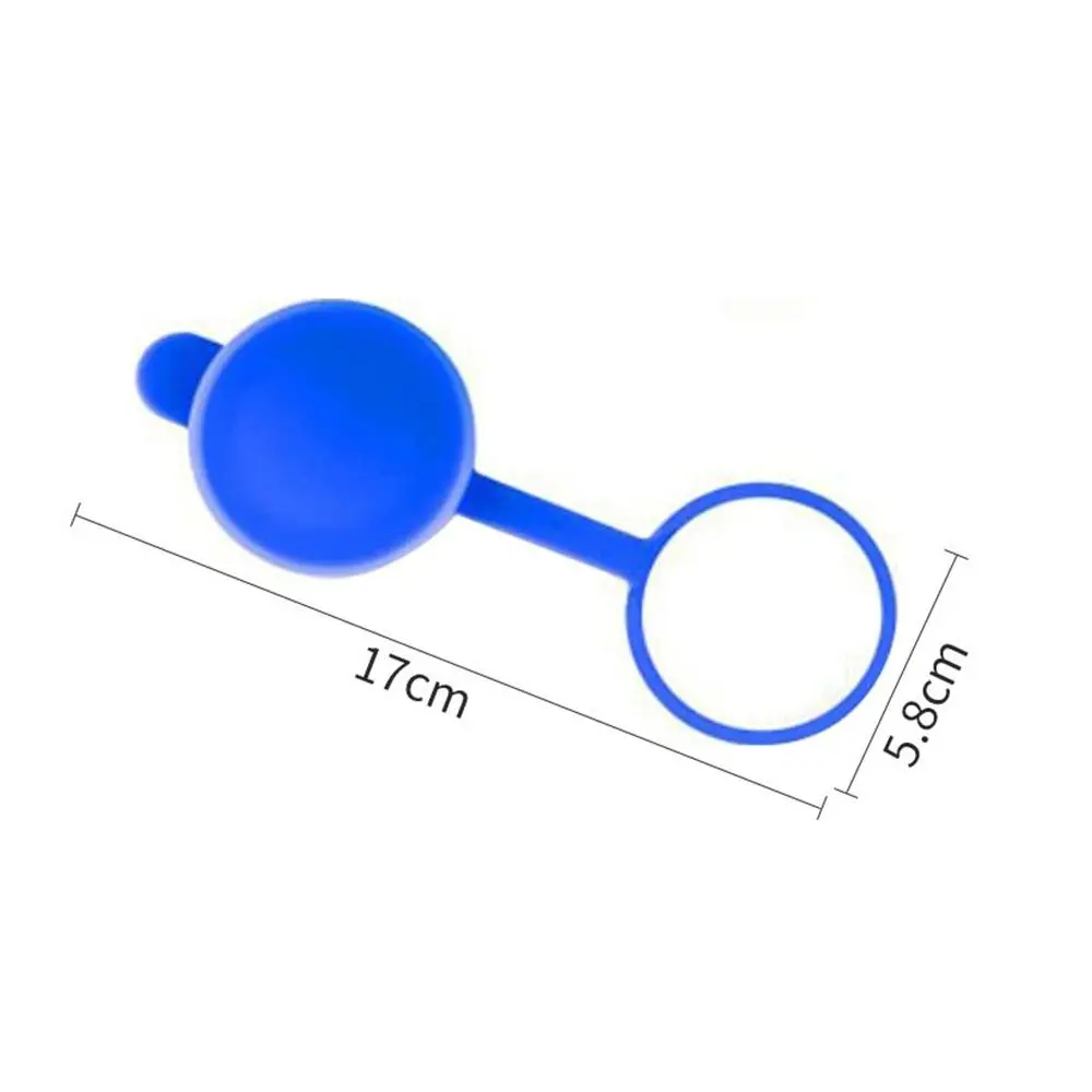 Silicone Water Bottle Cover Non-Spill Water Jugs Cap Durable Bottle Caps with Inner Plug Thick Reusable Drinking Bucket Cover