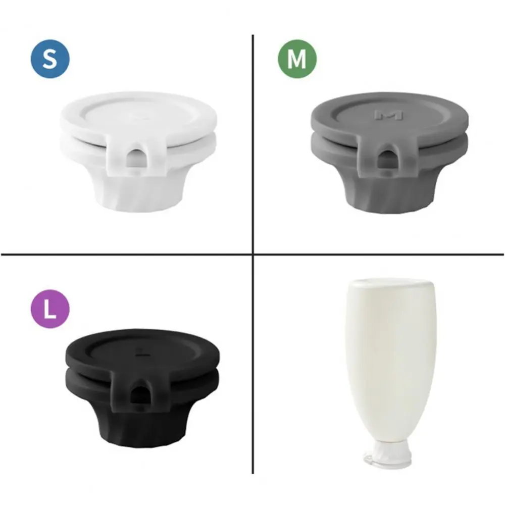 3pcs/6pcs Safe Leakproof Inverted Bottle Cap Replacement Multifunctional Bottle Emptying Caps Kit 3 Sizes Adapters Inverted Caps